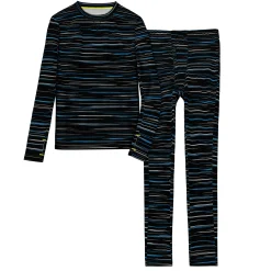 Discount Boys Comfortech Stretch Poly 2 pc. Long Sleeve Crew & Pant Set Kids/BOY Boys Sets