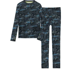 Discount Boys Comfortech Stretch Poly 2 pc. Long Sleeve Crew & Pant Set Kids/BOY Boys Sets
