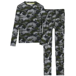 Discount Boys Comfortech Stretch Poly 2 pc. Long Sleeve Crew & Pant Set Kids/BOY Boys Sets