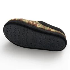 Online Boys Printed Camo Fleece Clog Slipper Slippers