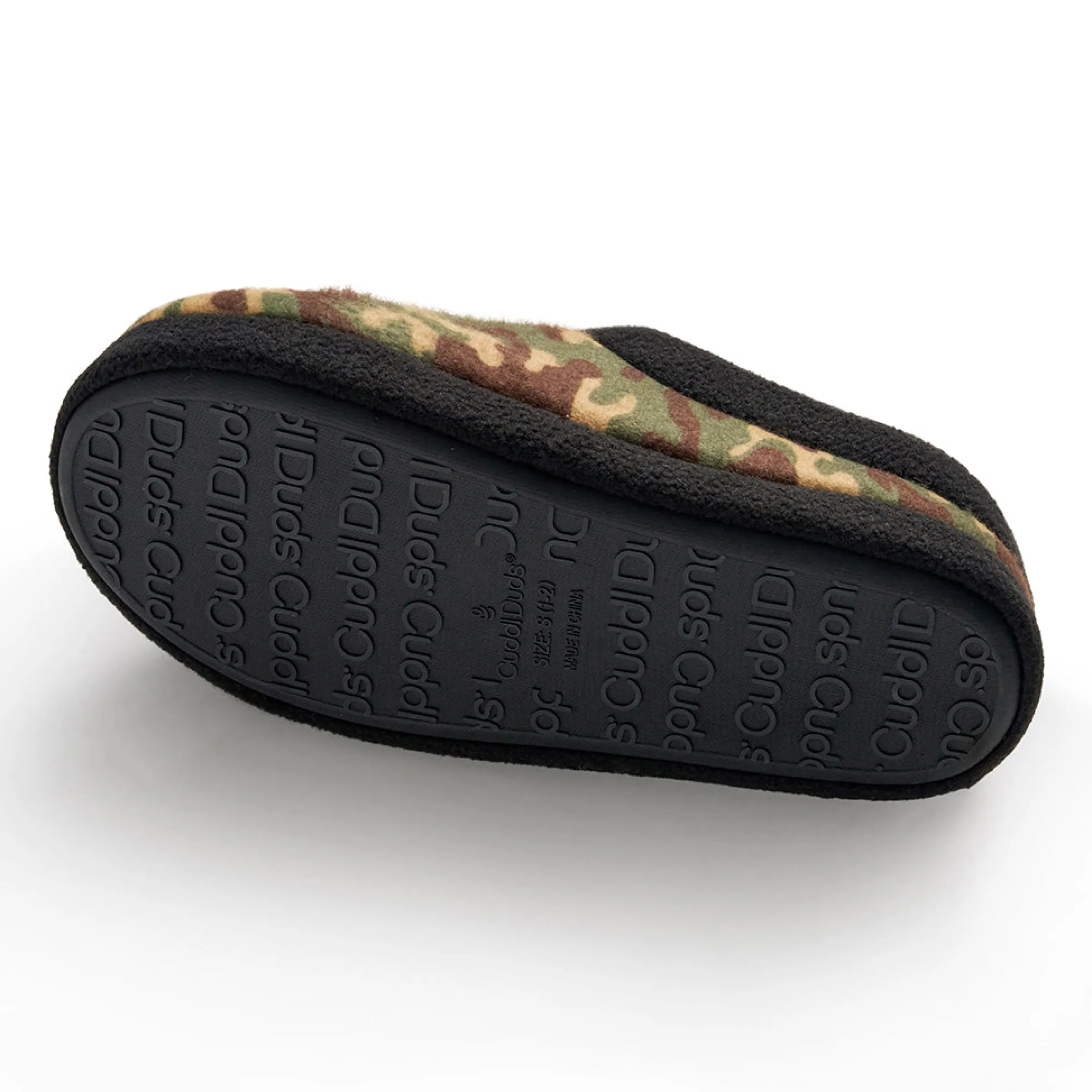 Online Boys Printed Camo Fleece Clog Slipper Slippers