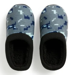 Best Boys Printed Glitch Fleece Clog Slipper Slippers