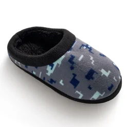 Best Boys Printed Glitch Fleece Clog Slipper Slippers