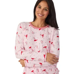 Best Brushed Sweater Knit Long Sleeve Top with Jogger 2-Pc Pajama Set Women Sleepwear|Long Sleeves