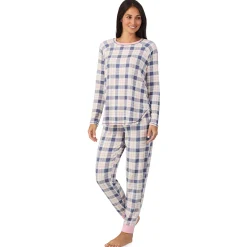Best Brushed Sweater Knit Long Sleeve Top with Jogger 2-Pc Pajama Set Women Sleepwear|Long Sleeves