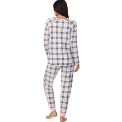 Best Brushed Sweater Knit Long Sleeve Top with Jogger 2-Pc Pajama Set Women Sleepwear|Long Sleeves