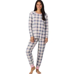 Best Brushed Sweater Knit Long Sleeve Top with Jogger 2-Pc Pajama Set Women Sleepwear|Long Sleeves