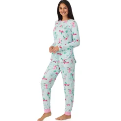 Best Brushed Sweater Knit Long Sleeve Top with Jogger 2-Pc Pajama Set Women Sleepwear|Long Sleeves