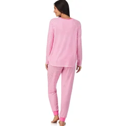 Best Brushed Sweater Knit Long Sleeve Top with Jogger 2-Pc Pajama Set Women Sleepwear|Long Sleeves
