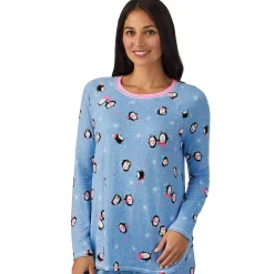 Best Brushed Sweater Knit Long Sleeve Top with Jogger 2-Pc Pajama Set Women Sleepwear|Long Sleeves