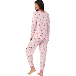 Best Brushed Sweater Knit Long Sleeve Top with Jogger 2-Pc Pajama Set Women Sleepwear|Long Sleeves