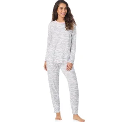 Hot Brushed Sweater Knit Long Sleeve Pajama Set Women Sleepwear|Long Sleeves
