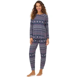 Hot Brushed Sweater Knit Long Sleeve Pajama Set Women Sleepwear|Long Sleeves
