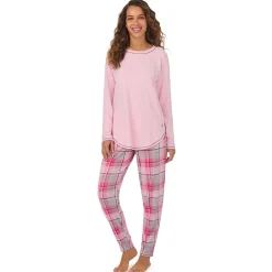 Hot Brushed Sweater Knit Long Sleeve Pajama Set Women Sleepwear|Long Sleeves