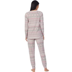 Hot Brushed Sweater Knit Long Sleeve Pajama Set Women Sleepwear|Long Sleeves