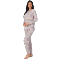 Hot Brushed Sweater Knit Long Sleeve Pajama Set Women Sleepwear|Long Sleeves