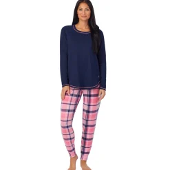 Hot Brushed Sweater Knit Long Sleeve Pajama Set Women Sleepwear|Long Sleeves