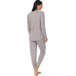 Hot Brushed Sweater Knit Long Sleeve Pajama Set Women Sleepwear|Long Sleeves