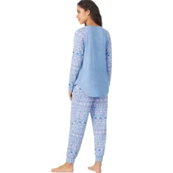 Hot Brushed Sweater Knit Long Sleeve Pajama Set Women Sleepwear|Long Sleeves