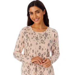 Hot Brushed Sweater Knit Long Sleeve Pajama Set Women Sleepwear|Long Sleeves
