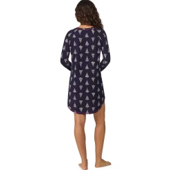 Online Brushed Sweater Knit Long Sleeve Sleepshirt Women Sleepwear|Long Sleeves