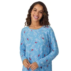 Online Brushed Sweater Knit Long Sleeve Sleepshirt Women Sleepwear|Long Sleeves