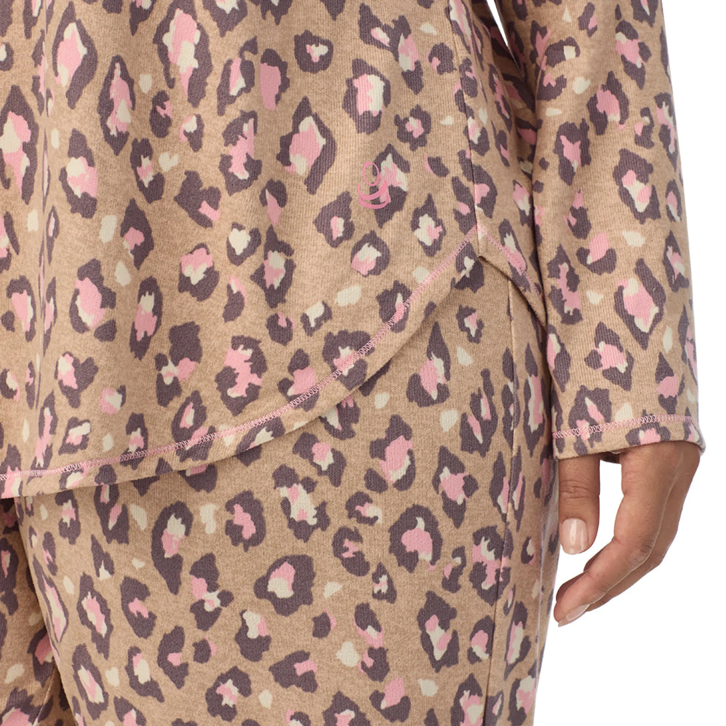 New Brushed Sweater Knit Long Sleeve Pajama Set PLUS Women Sleepwear|Plus Size