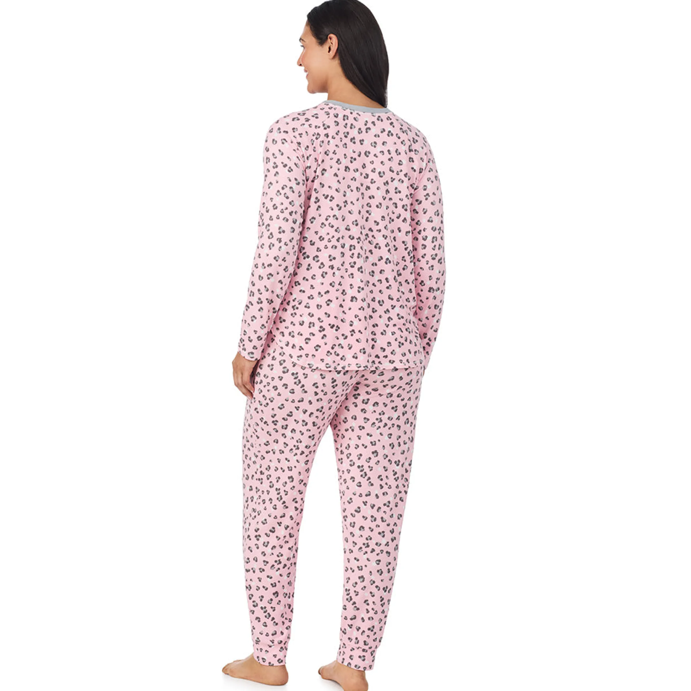 New Brushed Sweater Knit Long Sleeve Pajama Set PLUS Women Sleepwear|Plus Size
