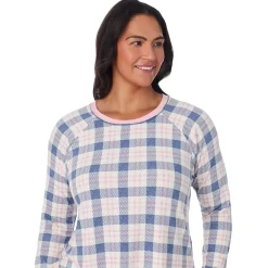 Discount Brushed Sweater Knit Long Sleeve Top with Jogger 2-Pc Pajama Set PLUS Women Sleepwear|Plus Size