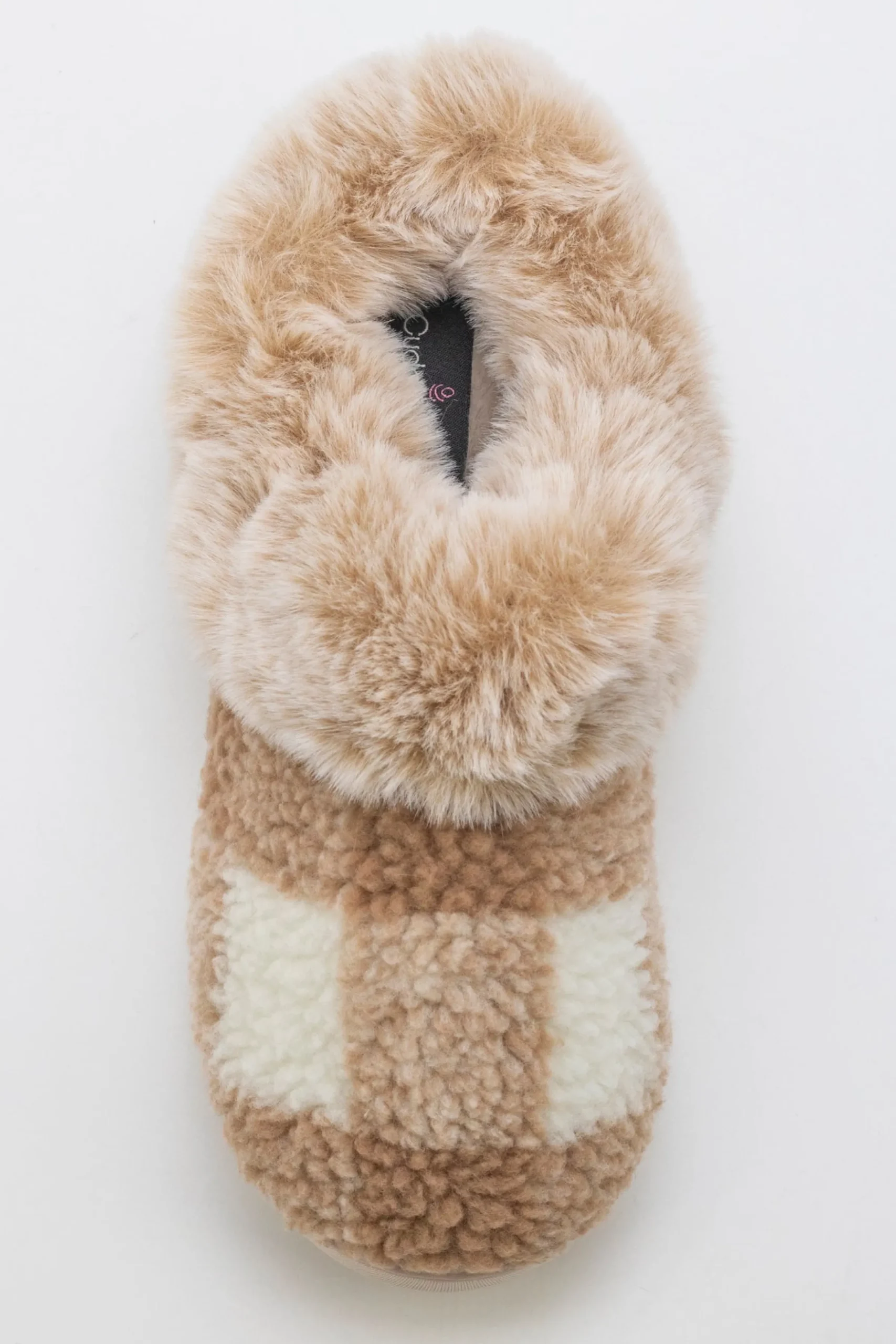 Online Buffalo Plaid Clog Slipper with Contrast Sherpa Lining Women Women's Accessories|Slippers