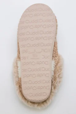 Online Buffalo Plaid Clog Slipper with Contrast Sherpa Lining Women Women's Accessories|Slippers