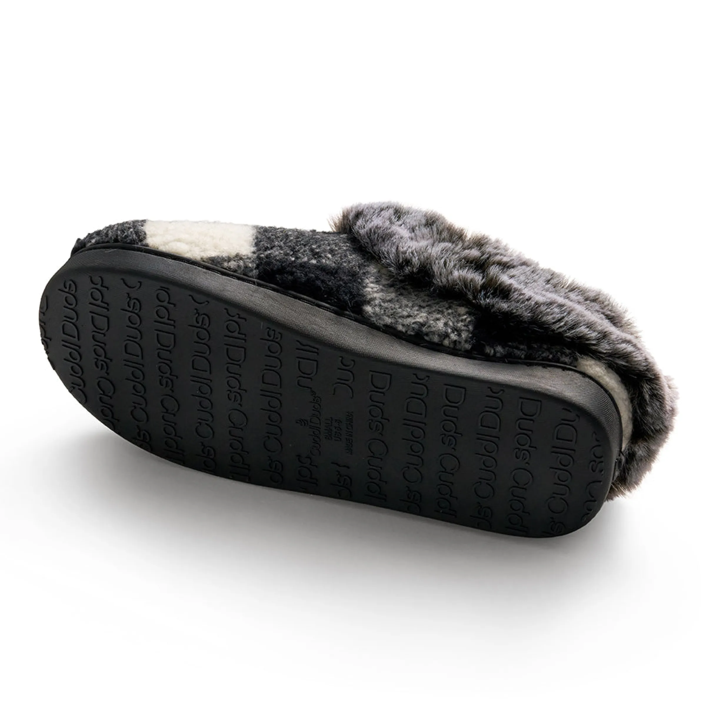Online Buffalo Plaid Clog Slipper with Contrast Sherpa Lining Women Women's Accessories|Slippers