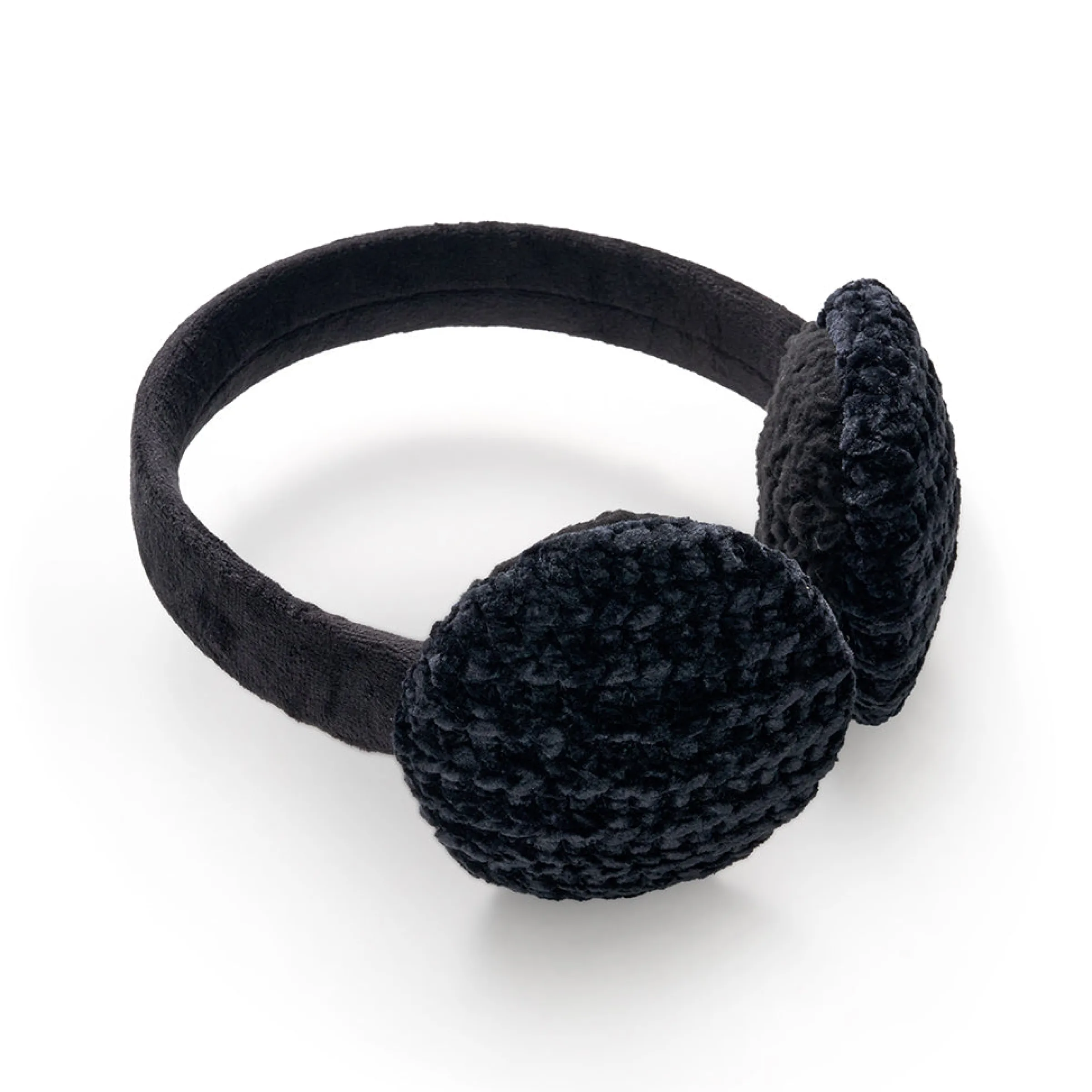 Hot Chenille Earmuff with Velour Band Women Women's Accessories|Earmuffs + Headbands