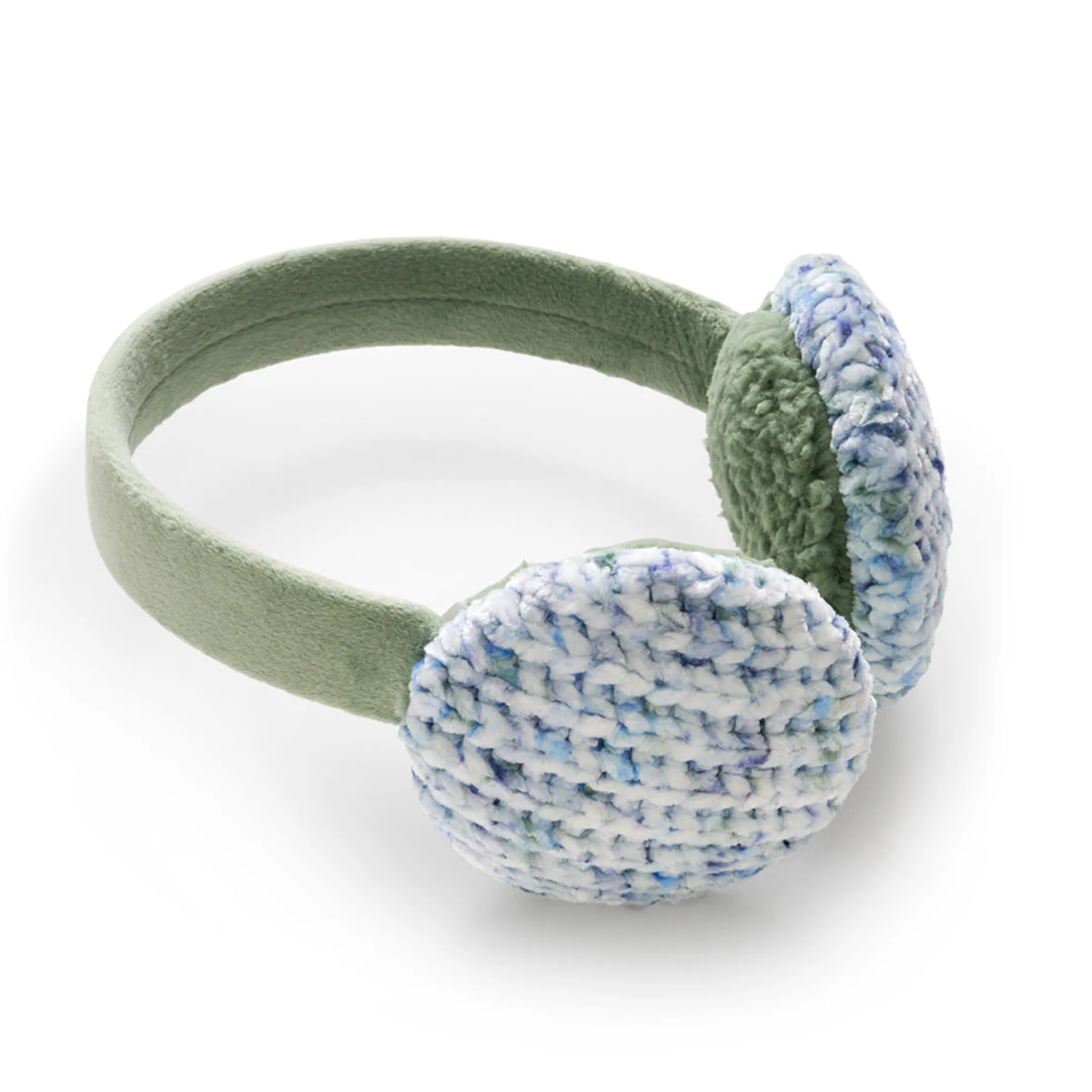 Hot Chenille Earmuff with Velour Band Women Women's Accessories|Earmuffs + Headbands