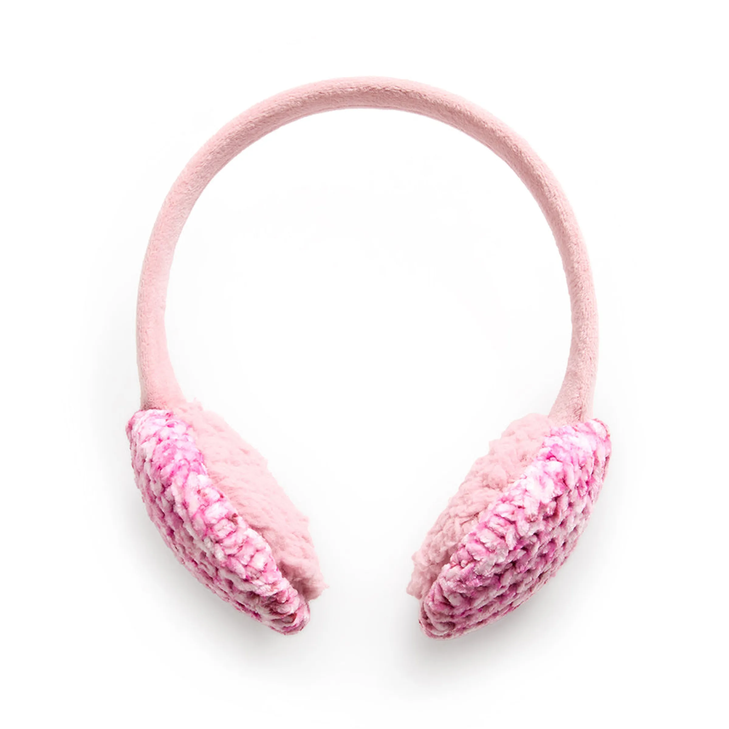 Hot Chenille Earmuff with Velour Band Women Women's Accessories|Earmuffs + Headbands