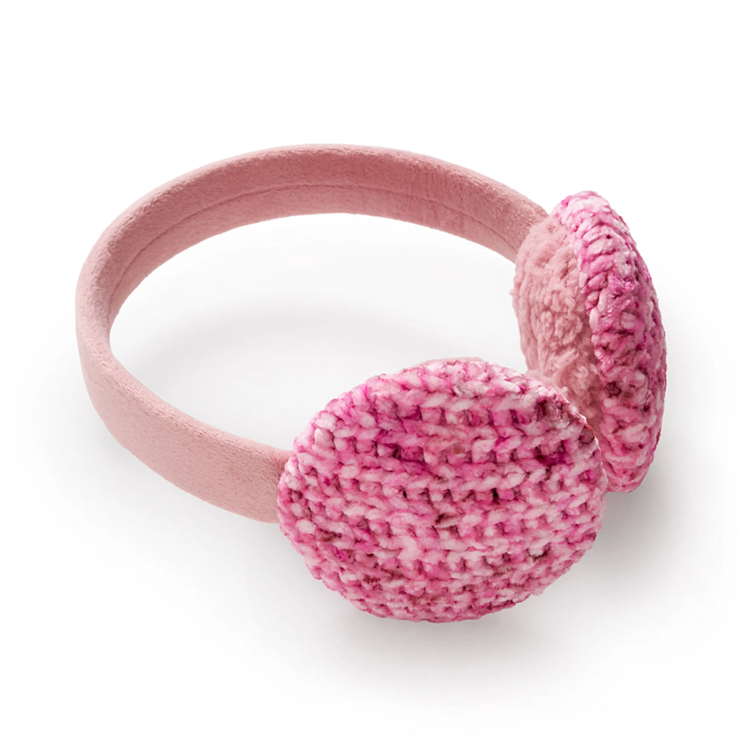 Hot Chenille Earmuff with Velour Band Women Women's Accessories|Earmuffs + Headbands
