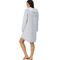 Sale Chenille Zip Robe with Hood Women Sleepwear|Long Sleeves