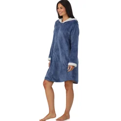 Sale Chenille Zip Robe with Hood Women Sleepwear|Long Sleeves