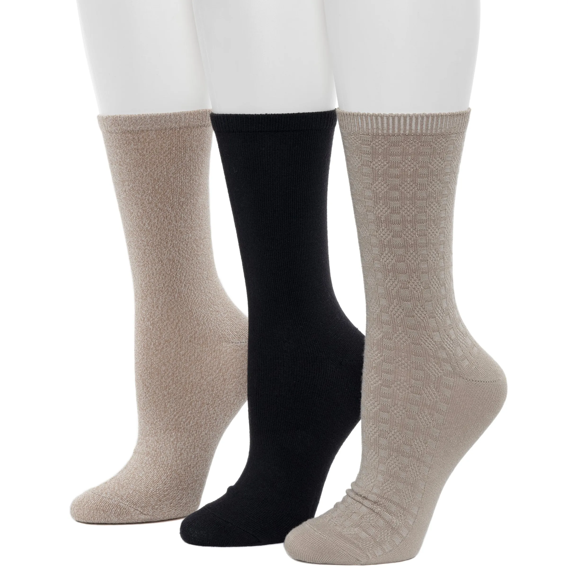Sale Circles Texture Midweight Crew Sock 3-Pack Women Socks|Women's Accessories