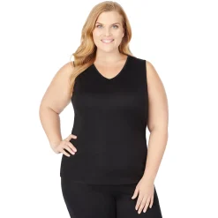 Clearance Climatesmart V-Neck Tank PLUS Women Plus Size|Camis + Tanks + Tees