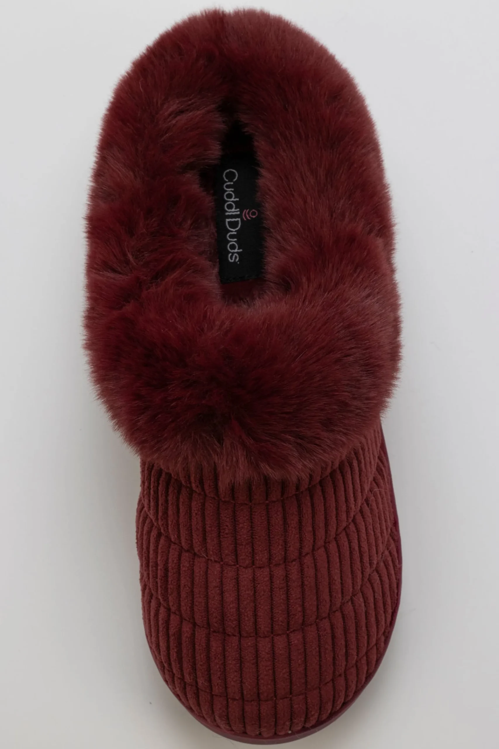 Online Corduroy Clog Slipper with Sherpa Lining Women Slippers|Women's Accessories