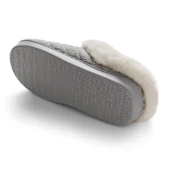 Online Corduroy Clog Slipper with Sherpa Lining Women Slippers|Women's Accessories