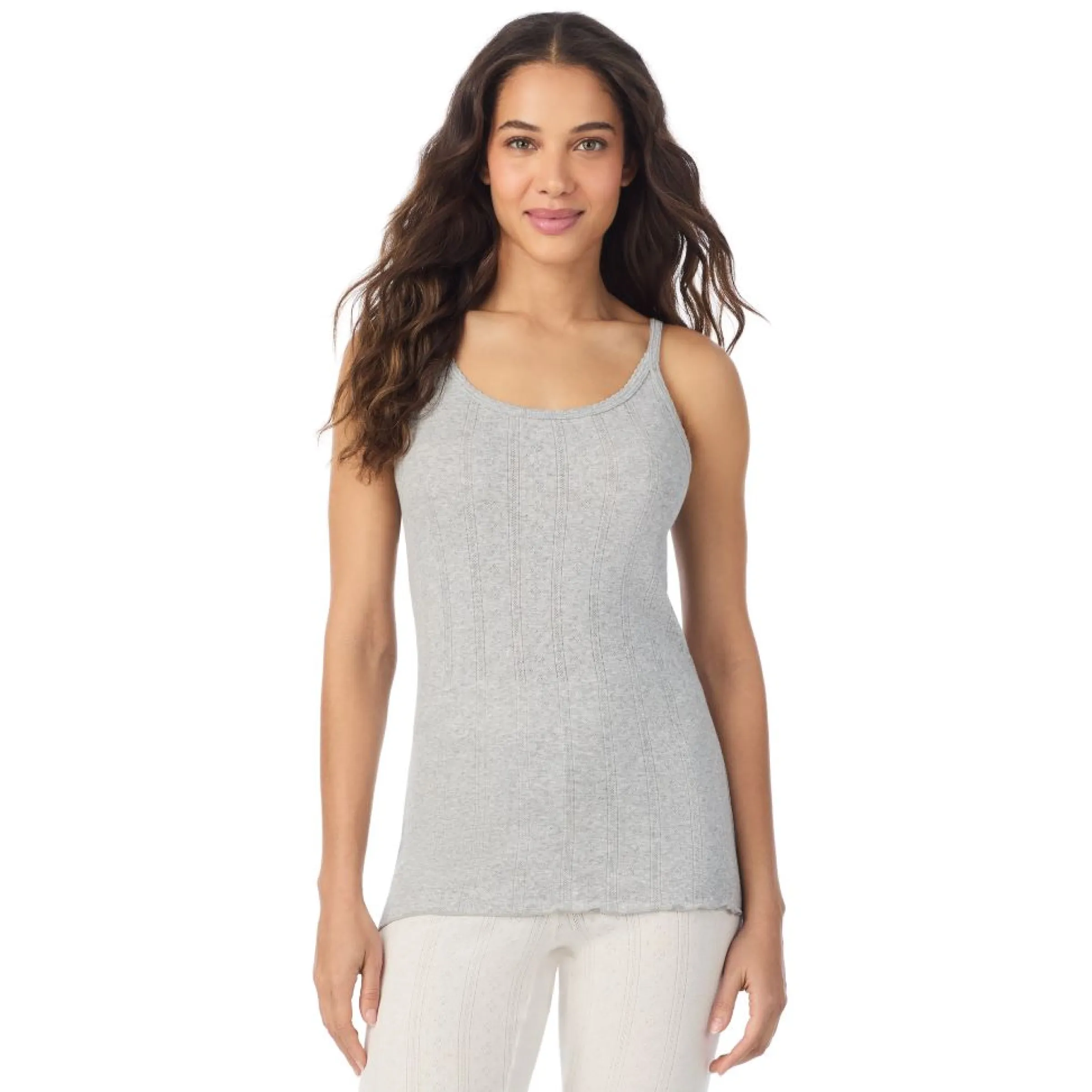 New Cotton Pointelle Cami Women Camis + Tanks + Tees