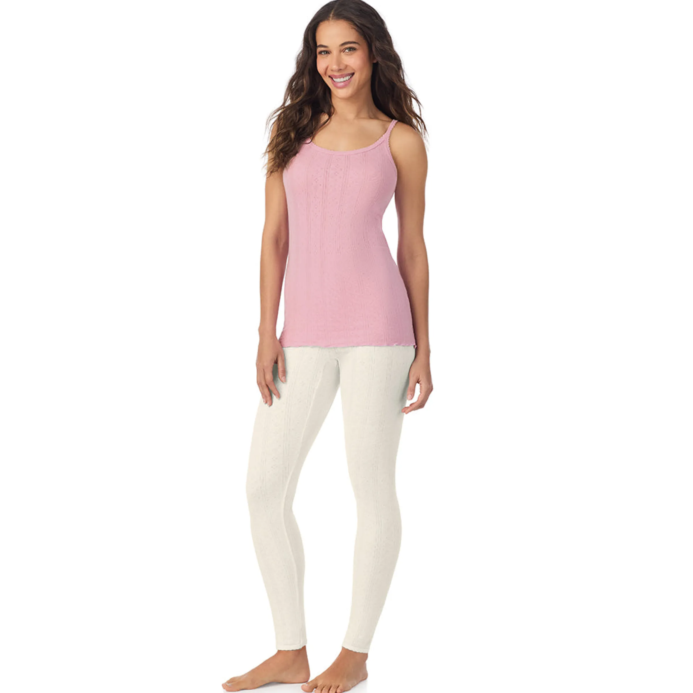 New Cotton Pointelle Cami Women Camis + Tanks + Tees
