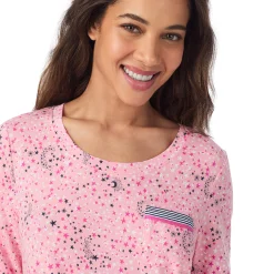 Clearance Cotton Rich Long Sleeve Sleepshirt Women Sleepwear|Long Sleeves