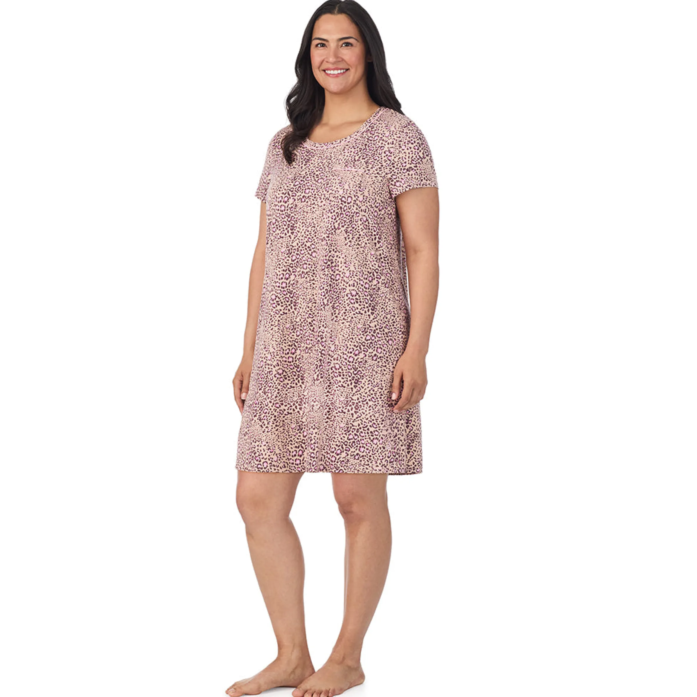 Outlet Cotton Rich Short Sleeve Sleepshirt PLUS Women Sleepwear|Plus Size