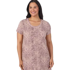Outlet Cotton Rich Short Sleeve Sleepshirt PLUS Women Sleepwear|Plus Size
