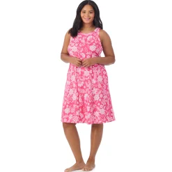 Best Cotton-Blend Sleeveless Sleep Midi-Gown PLUS Women Sleepwear