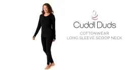 Outlet Cottonwear Long Sleeve Scoop Neck Women Long Sleeves