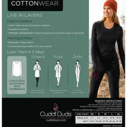 Outlet Cottonwear Long Sleeve Scoop Neck Women Long Sleeves